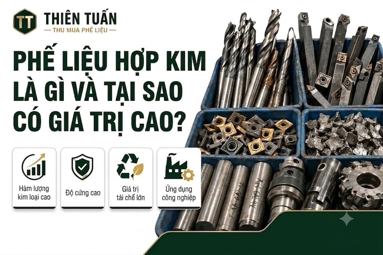 Hợp kim phế liệu là gì? Tại sao có giá trị cao?